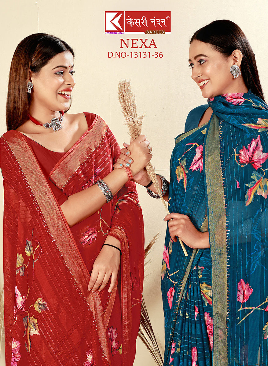saran様 NEXA 13131-36 (6 PCS) – Kesari Nandan Saree Pvt Ltd